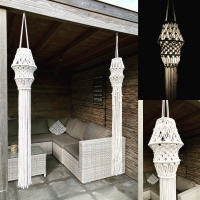 Lampion macramé pakket