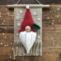 Gnomie kerstwandkleed